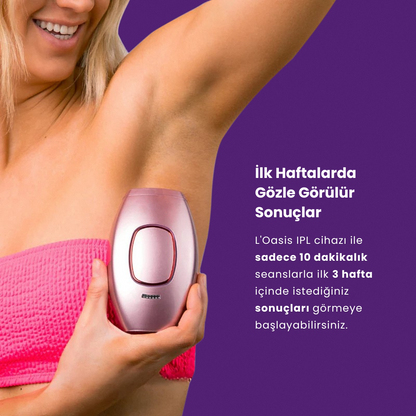 L'Oasis IPL - Evde Kalıcı ve Acısız Lazer Alternatifi